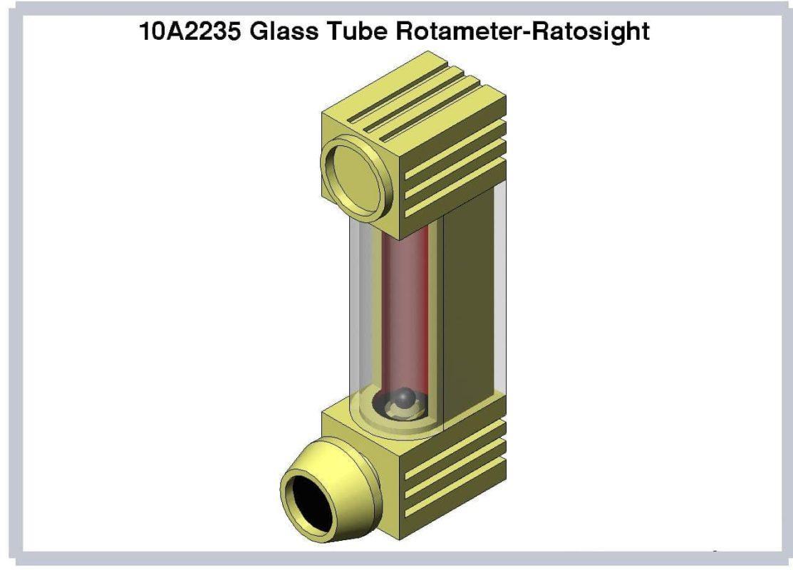 10A2235 Glass Tube Rotameters