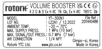 YT-300 (UKEX, ATEX)