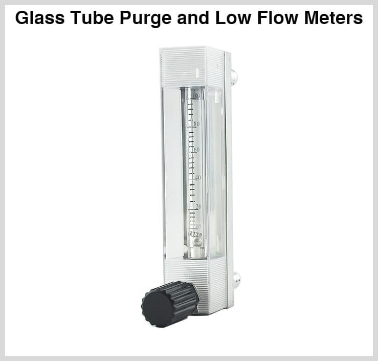 10A6130 Glass Tube Purge and Low Flowmeters